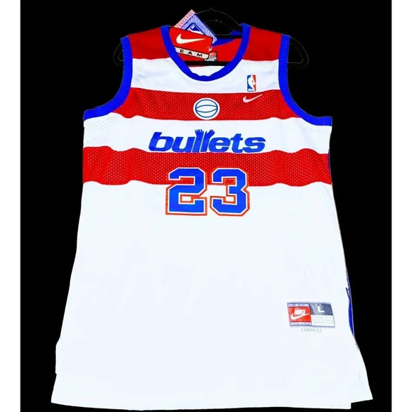 Nike Authentic Michael Jordan Nba Washington Bullets (Wizards TB